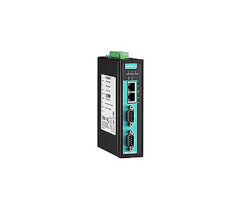 NPort IA5250AI - 2-port RS-232/422/485 serial device server with 2 KV isolation, 10/100MBaseT(X), 1KV serial surge by MOXA